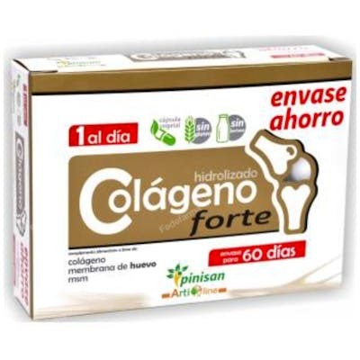 Pinisan Collagène Hydrolisé Forte 60 capsules végétales Pinisan Collagène Hydrolisé Forte 60 capsules végétales
