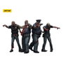 Zombie pack 4 figurines Dark Source Police (Male) 8 cm
