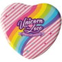 Lorenay Coffret Eau de Toilette Unicorn avec Étui Métallique en Forme de Cœur