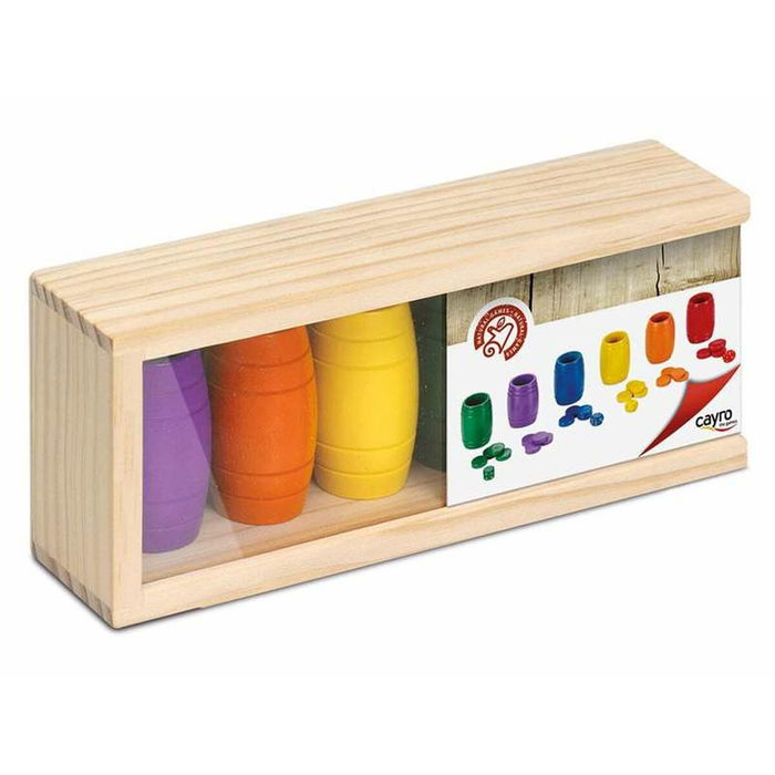 Gobelet avec pièce de etit chevaux Cayro Bois 6 Unités Gobelet avec pièce de etit chevaux Cayro Bois 6 Unités