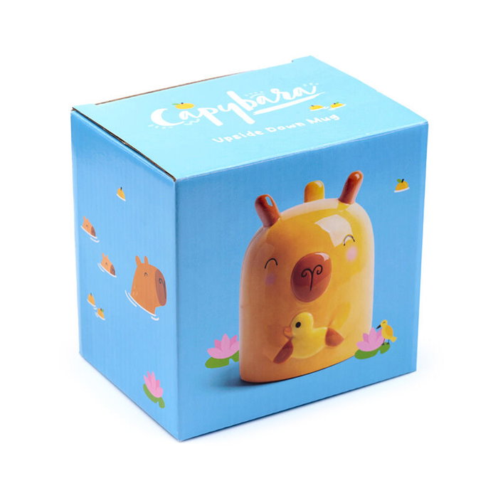 PUCKATOR Tasse en Céramique 3D Capybara - Non Adaptée au Lave-Vaisselle et au Micro-Ondes
