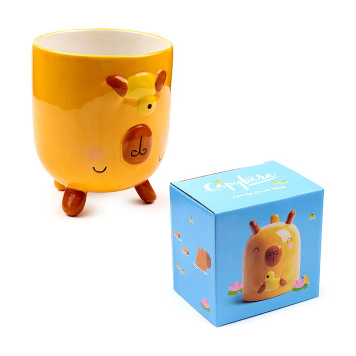 PUCKATOR Tasse en Céramique 3D Capybara - Non Adaptée au Lave-Vaisselle et au Micro-Ondes