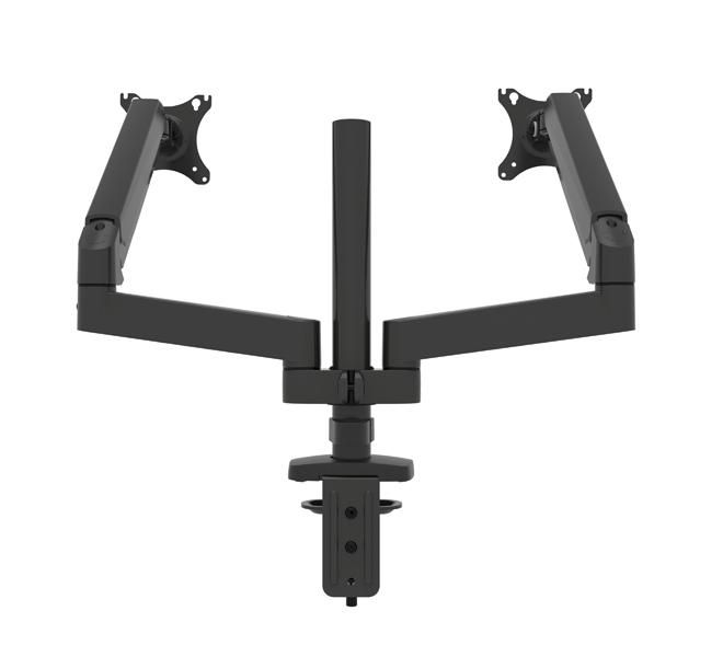 B-Tech BT7352 Flex Duo Support de Bureau Articulé Double Écran à Bras - Montage sans Outils, Gestion de Câbles, Hauteur et Inclinaison Réglables B-Tech BT7352 Flex Duo Support de Bureau Articulé Double Écran à Bras - Montage sans Outils, Gestion de Câbles, Hauteur et Inclinaison Réglables