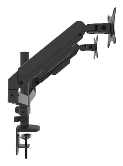 B-Tech BT7352 Flex Duo Support de Bureau Articulé Double Écran à Bras - Montage sans Outils, Gestion de Câbles, Hauteur et Inclinaison Réglables B-Tech BT7352 Flex Duo Support de Bureau Articulé Double Écran à Bras - Montage sans Outils, Gestion de Câbles, Hauteur et Inclinaison Réglables