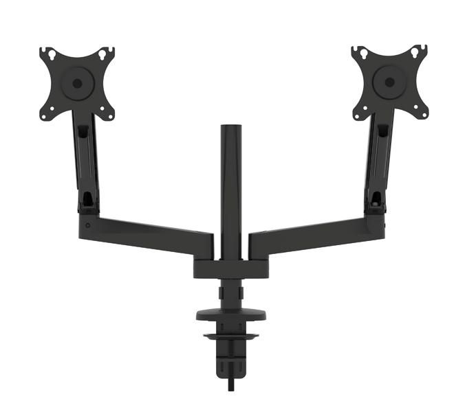 B-Tech BT7352 Flex Duo Support de Bureau Articulé Double Écran à Bras - Montage sans Outils, Gestion de Câbles, Hauteur et Inclinaison Réglables B-Tech BT7352 Flex Duo Support de Bureau Articulé Double Écran à Bras - Montage sans Outils, Gestion de Câbles, Hauteur et Inclinaison Réglables