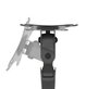 B-Tech BT7352 Flex Duo Support de Bureau Articulé Double Écran à Bras - Montage sans Outils, Gestion de Câbles, Hauteur et Inclinaison Réglables