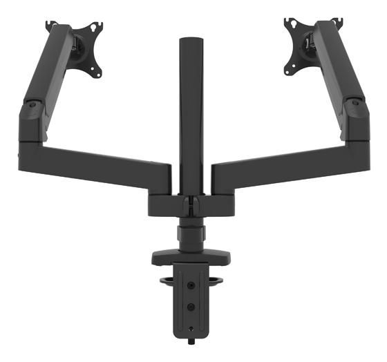 B-Tech BT7352 Flex Duo Support de Bureau Articulé Double Écran à Bras - Montage sans Outils, Gestion de Câbles, Hauteur et Inclinaison Réglables B-Tech BT7352 Flex Duo Support de Bureau Articulé Double Écran à Bras - Montage sans Outils, Gestion de Câbles, Hauteur et Inclinaison Réglables