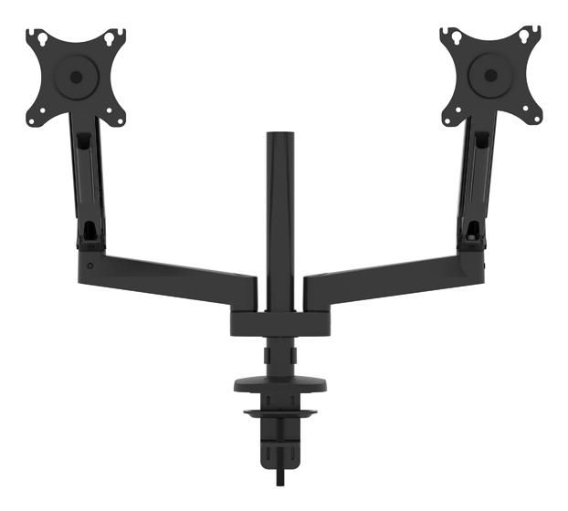 B-Tech BT7352 Flex Duo Support de Bureau Articulé Double Écran à Bras - Montage sans Outils, Gestion de Câbles, Hauteur et Inclinaison Réglables B-Tech BT7352 Flex Duo Support de Bureau Articulé Double Écran à Bras - Montage sans Outils, Gestion de Câbles, Hauteur et Inclinaison Réglables