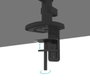 B-Tech BT7352 Flex Duo Support de Bureau Articulé Double Écran à Bras - Montage sans Outils, Gestion de Câbles, Hauteur et Inclinaison Réglables