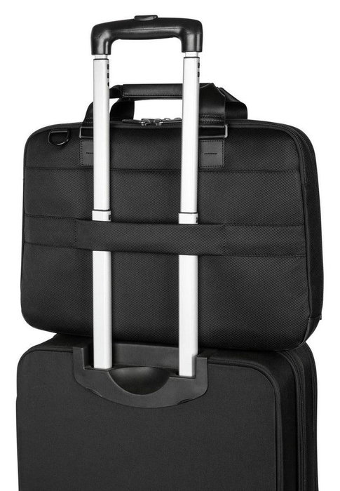 Targus Mallette Mobile Elite Topload pour ordinateur portable 15.6"-16" avec protection SafePort, étanchéité et rangements multiples
