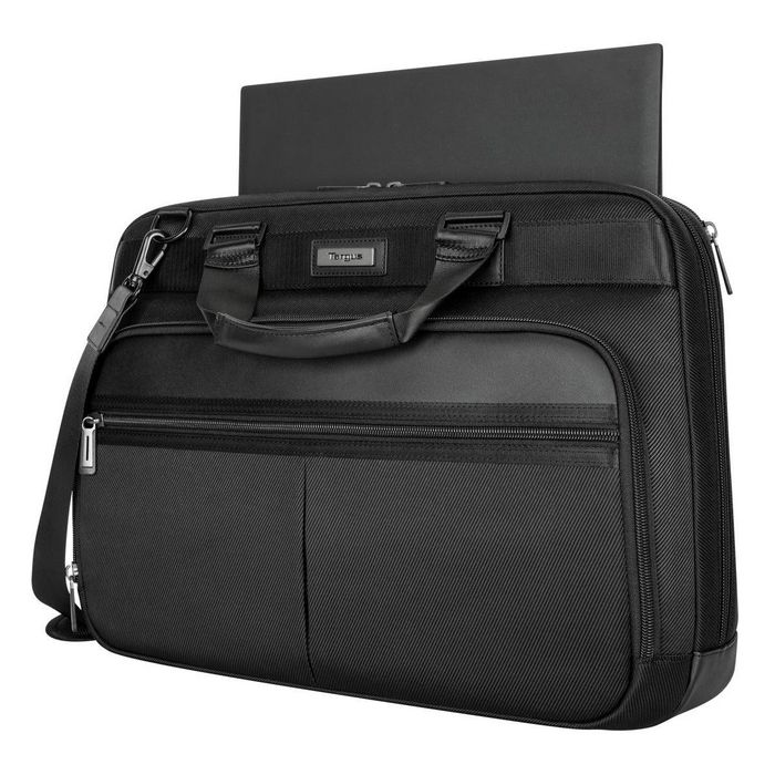 Targus Mallette Mobile Elite Topload pour ordinateur portable 15.6"-16" avec protection SafePort, étanchéité et rangements multiples