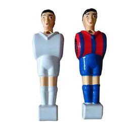 Ociotrends Set de 22 Figurines de Joueurs de Football Classiques en Métal Barcelone - Real Madrid pour Enfants à partir de 3 Ans
