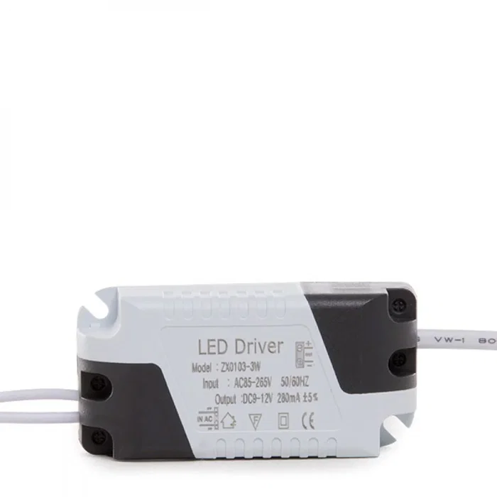 Plaque LED Circulaire 3W 300Lm 4200K 40.000H GR-RDP01-3W-W