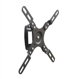 Elbe SP-1443-F Support mural fixe pour téléviseurs 14 à 43 pouces, compatible VESA jusqu'à 200x200, charge max 15 kg, couleur noir