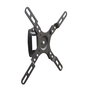 Elbe SP-1443-F Support mural fixe pour téléviseurs 14 à 43 pouces, compatible VESA jusqu'à 200x200, charge max 15 kg, couleur noir