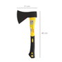 WOLFPACK LINEA PROFESIONAL Hache avec manche en fibre de verre 800 g