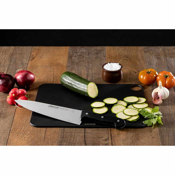 Couteau de cuisine Arcos serie universal Noir Acier 25 cm