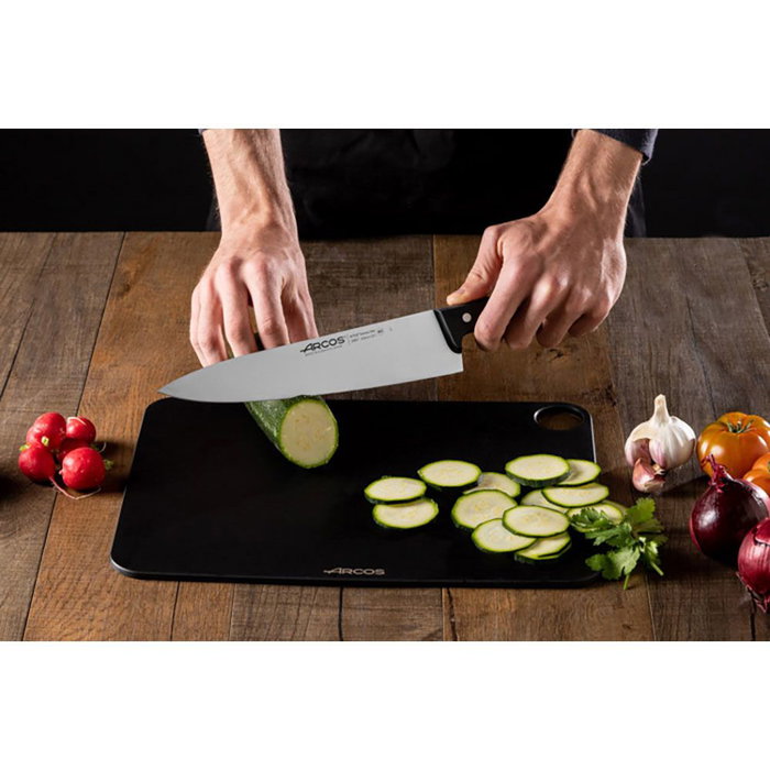 Couteau de cuisine Arcos serie universal Noir Acier 25 cm Couteau de cuisine Arcos serie universal Noir Acier 25 cm