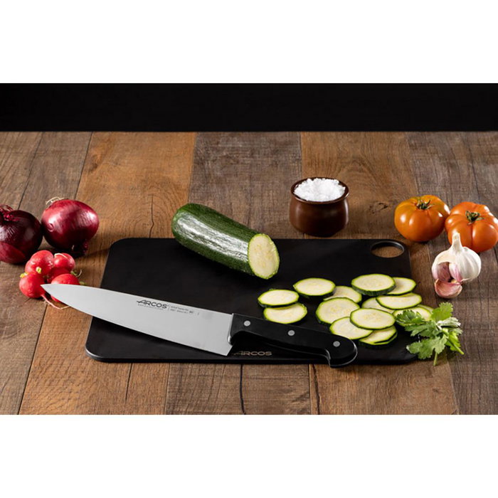 Couteau de cuisine Arcos serie universal Noir Acier 25 cm Couteau de cuisine Arcos serie universal Noir Acier 25 cm