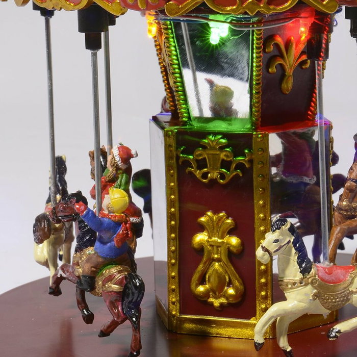 Décorations de Noël Lumineo Carrousel 24 x 24 x 25 cm Lumière Mouvement Décorations de Noël Lumineo Carrousel 24 x 24 x 25 cm Lumière Mouvement
