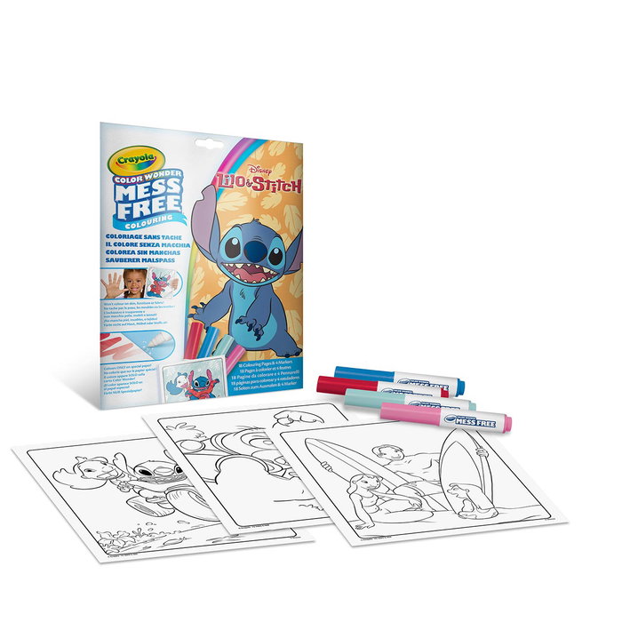 Crayola Color Wonder Lilo & Stitch - Kit de coloriage sans taches Crayola Color Wonder Lilo & Stitch - Kit de coloriage sans taches