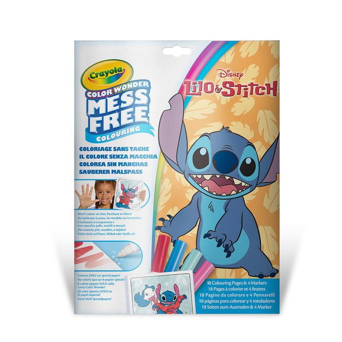 Crayola Color Wonder Lilo & Stitch - Kit de coloriage sans taches Crayola Color Wonder Lilo & Stitch - Kit de coloriage sans taches