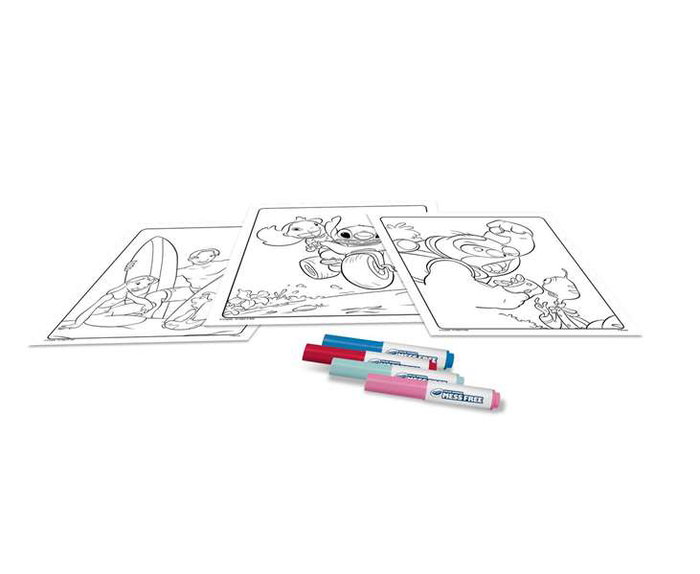 Crayola Set Color Wonder Lilo & Stitch 30x23x1 cm - Coloriage sans taches - Jouet créatif pour enfants dès 3 ans - 5 langues