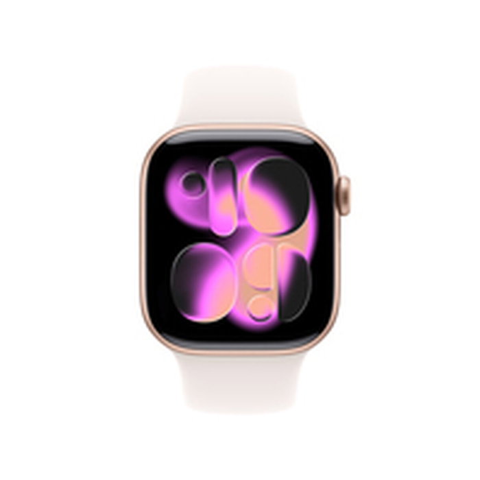 Apple Watch Series 11 GPS + Cellular 42mm Or Rose Aluminium Case Light Blush Sport Band M/L Apple Watch Series 11 GPS + Cellular 42mm Or Rose Aluminium Case Light Blush Sport Band M/L