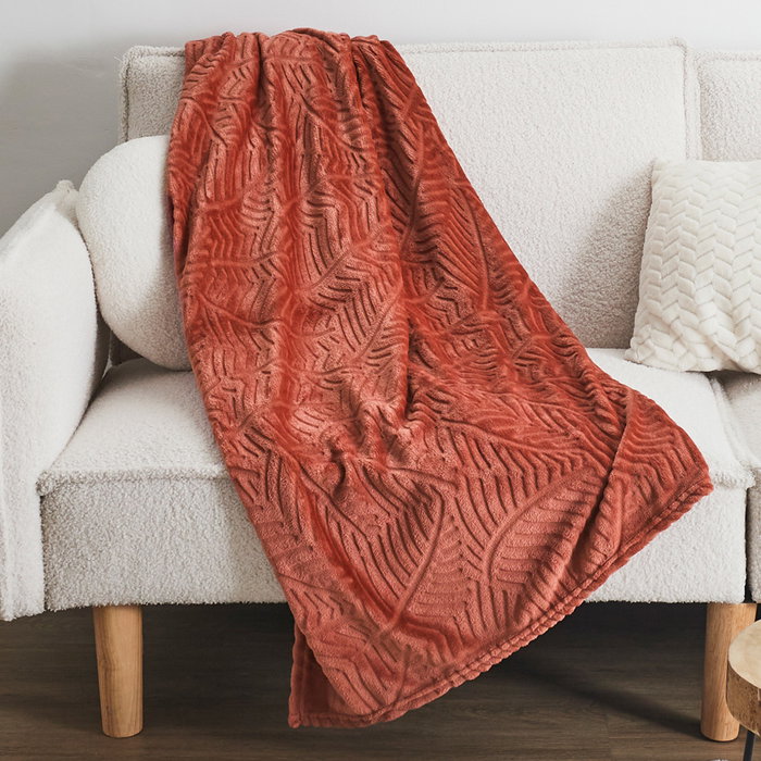 Home Deco Factory Mante en flanelle Terra 120x150 cm Home Deco Factory Mante en flanelle Terra 120x150 cm