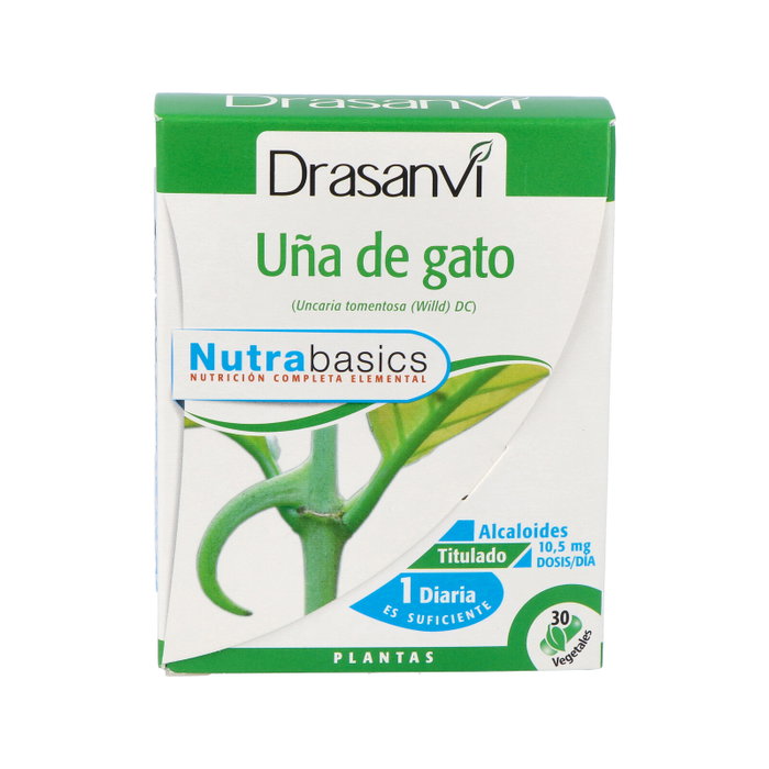 DRASANVI Nutrabasics Griffe de Chat 30 Gélules Complément Alimentaire Immunité Uncaria Tomentosa DRASANVI Nutrabasics Griffe de Chat 30 Gélules Complément Alimentaire Immunité Uncaria Tomentosa