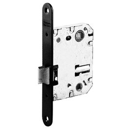 TESA Picaporte Unificado Canto Redondo 70/50Mm 2000R Negro