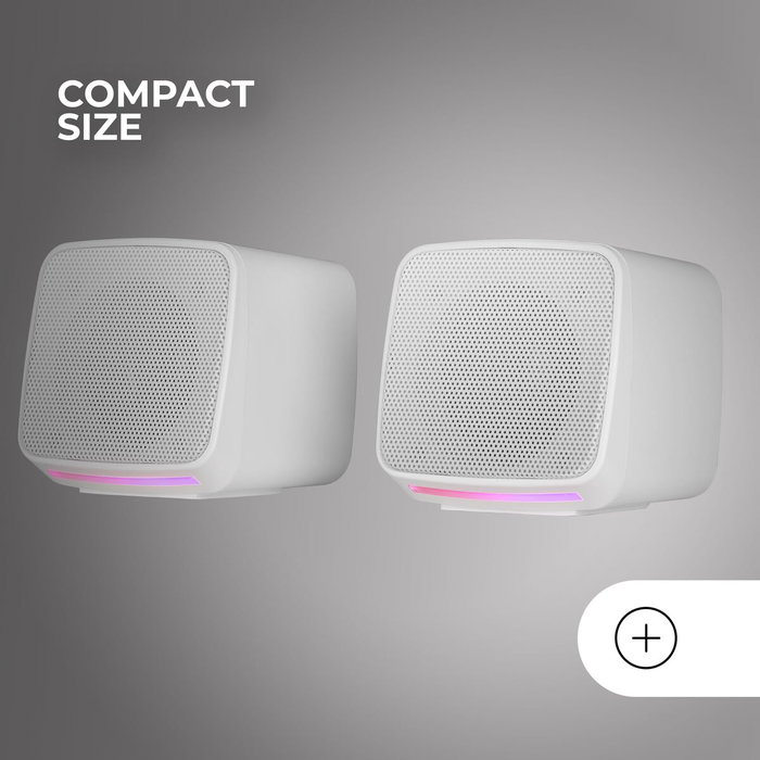 Haut-parleurs de PC Mars Gaming MS-PRO Blanc 4 W