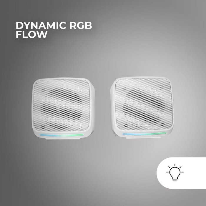 Haut-parleurs de PC Mars Gaming MS-PRO Blanc 4 W