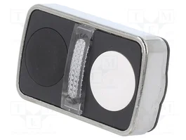 SCHNEIDER ELECTRIC Commutateur double Harmony XB4 22mm blanc/noir