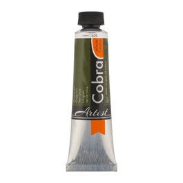 Cobra Peinture à l'huile miscible à l'eau Artist Color, Vert olive 620, 40 ml