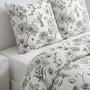 Today Parure de lit imprimé floral blanc 260 x 240 cm