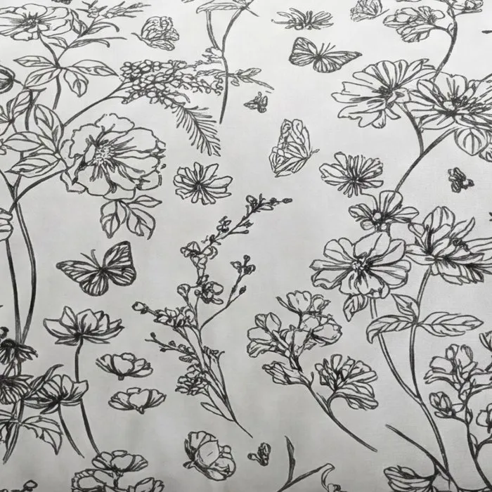 Today Parure de lit imprimé floral blanc 260 x 240 cm Today Parure de lit imprimé floral blanc 260 x 240 cm