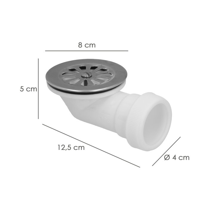 ABRISA Valvula Plato Ducha T-66 1 1/2'' Ø 40 mm
