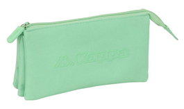 Kappa Basics Portatodo Triple "Menta" 22x12x3 cm, Set de rangement pour enfant à partir de 3 ans