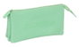 Kappa Basics Portatodo Triple "Menta" 22x12x3 cm, Set de rangement pour enfant à partir de 3 ans