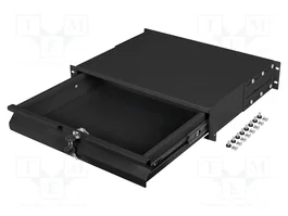 LANBERG Tiroir de Rack 2U Noir 19 Pouces