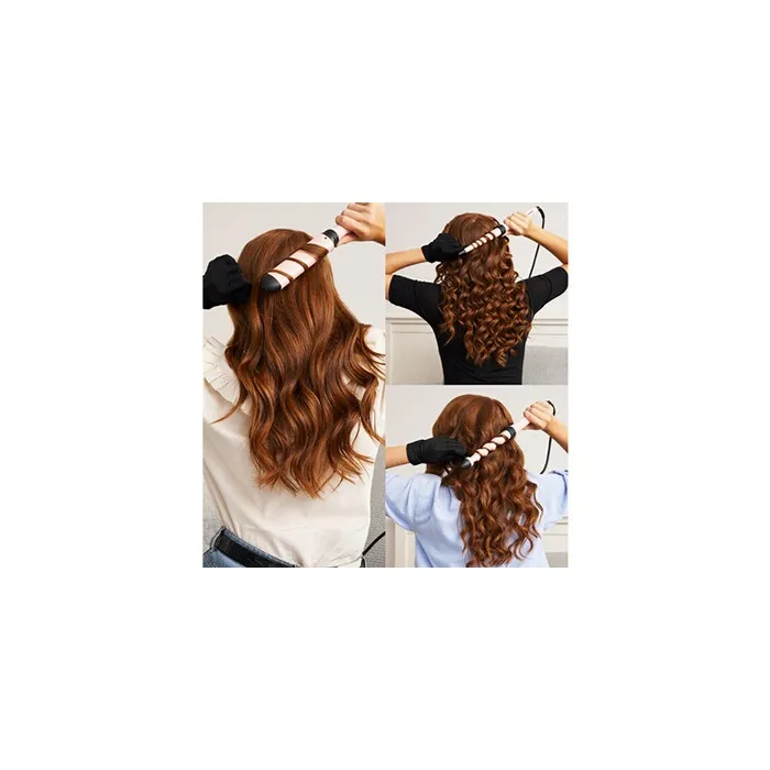 Babyliss MS750E Multistyler Curl and Wave Trio - Fer à boucler 3 en 1 avec embouts torsadé 25mm, conique 24-30mm et ovale 32mm pour boucles et effet plage Babyliss MS750E Multistyler Curl and Wave Trio - Fer à boucler 3 en 1 avec embouts torsadé 25mm, conique 24-30mm et ovale 32mm pour boucles et effet plage