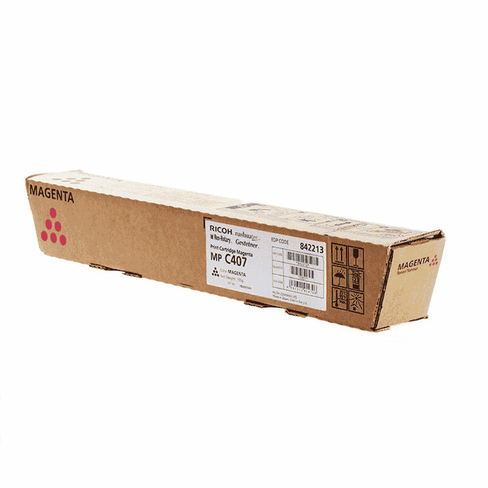 Ricoh Toner Magenta pour imprimante multifonction MP C407, référence 842213 Ricoh Toner Magenta pour imprimante multifonction MP C407, référence 842213