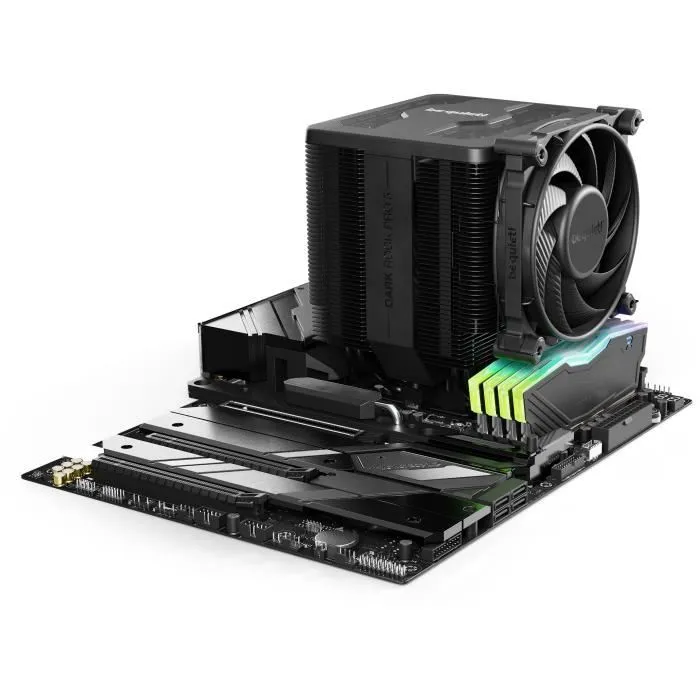 Be Quiet Dark Rock Pro 5 Ventirad CPU, 7 Caloducs, 2 Ventilateurs Silent Wings PWM, Compatible Intel/AMD, Aluminium et Cuivre, Noir