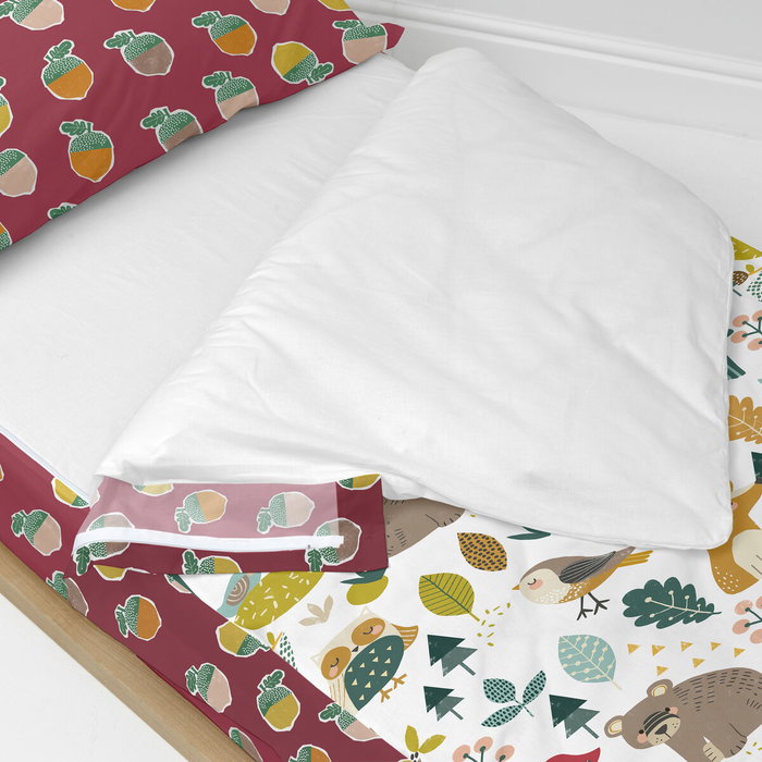Couette rembourrée HappyFriday Moshi Moshi Harvestwood Multicouleur 42 x 20 x 50 cm