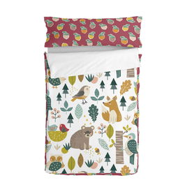 Couette rembourrée HappyFriday Moshi Moshi Harvestwood Multicouleur 42 x 20 x 50 cm