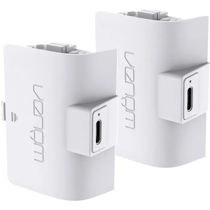 Venom Double batterie rechargeable pour manette Xbox Series X|S & One - Blanc