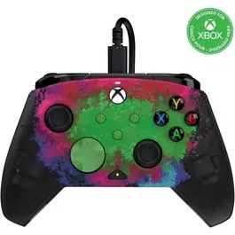 PDP - Manette filaire officielle Xbox REMATCH GLOW Advanced - Manette avec éclairage phosphorescent, boutons programmables, double vibration et câble USB-C 2.5m inclus