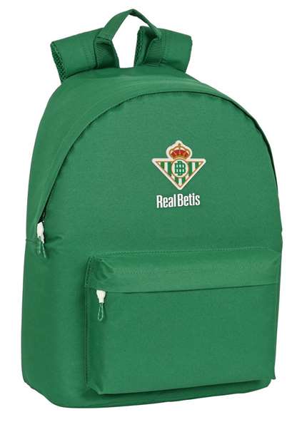 Safta Sac à dos pour ordinateur portable 14,1 pouces, matériau recyclé, thème Real Betis Balompié, 31x41x16 cm, vert
