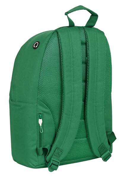 Safta Sac à dos pour ordinateur portable 14,1 pouces, matériau recyclé, thème Real Betis Balompié, 31x41x16 cm, vert